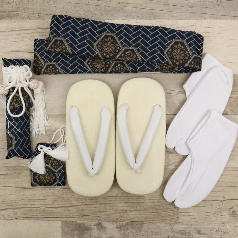 七五三　男の子　5歳　羽織袴フルセット　水色　馬に武将宝尽くし　8RA2