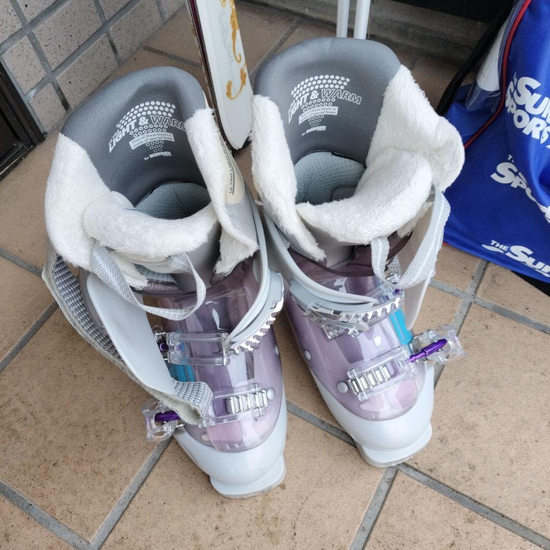 Head スキー板&ポール⭐︎ ホワイト・ゴールドセット　ブーツ