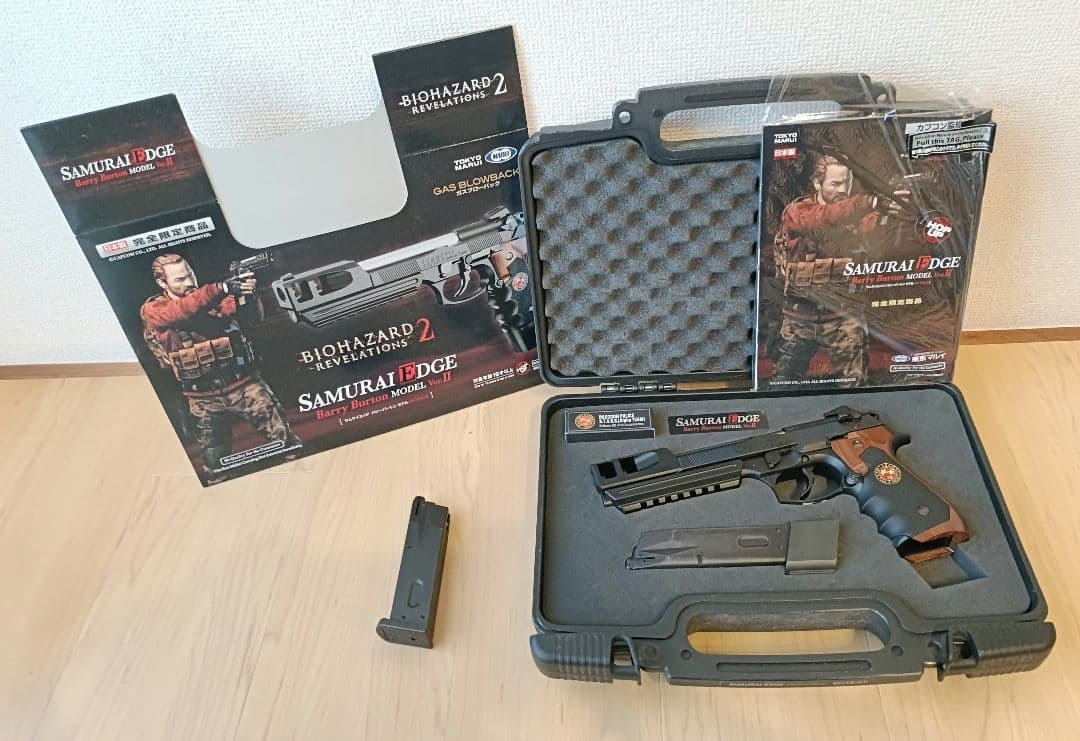 東京マルイ　サムライエッジ　バリーバートン　モデル verⅡ　予備マガジン付き