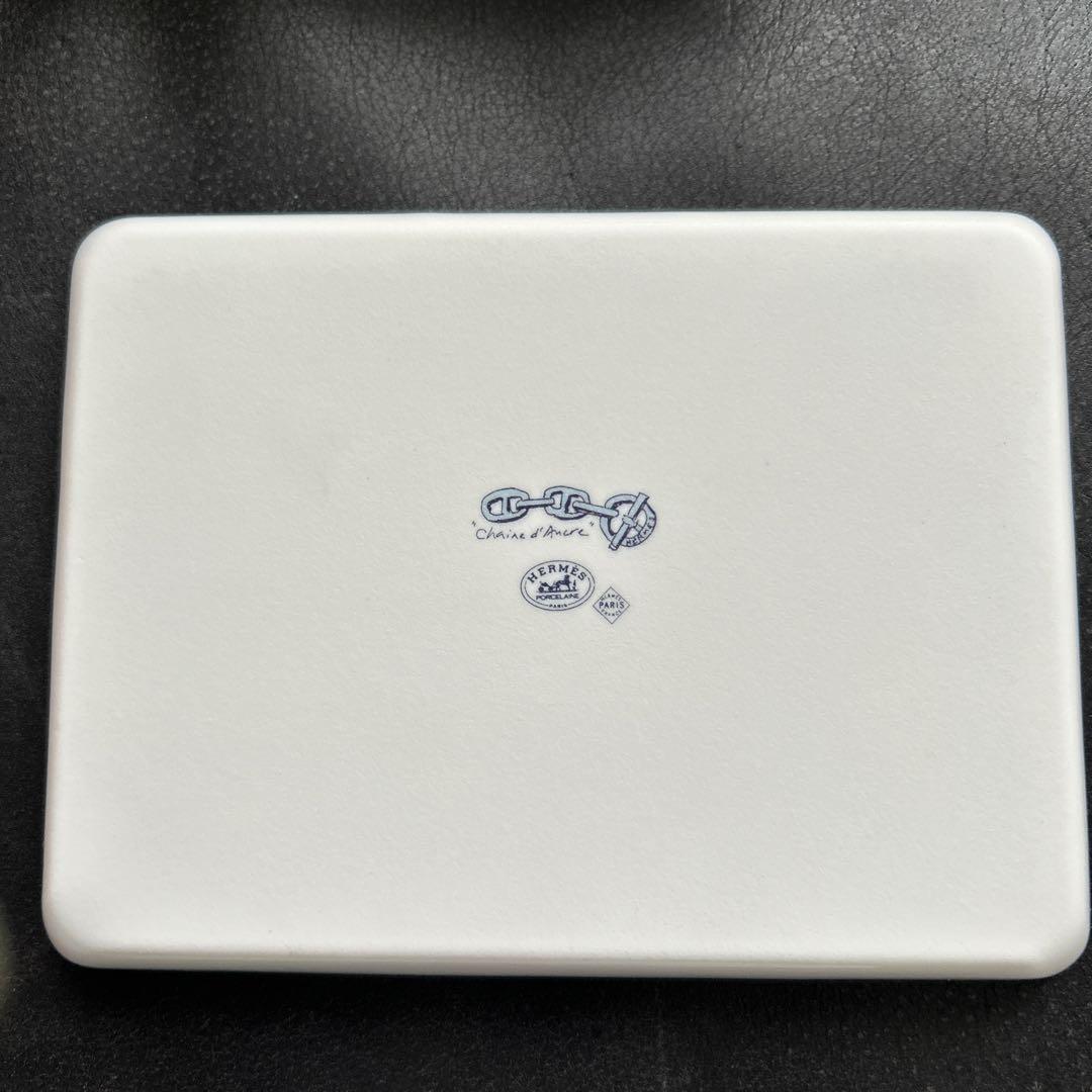 【新品未使用】HERMES エルメス スクエアプレート