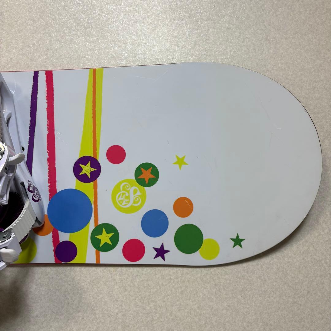 swivel chiffon スノーボード 142cm ビンディング レディース