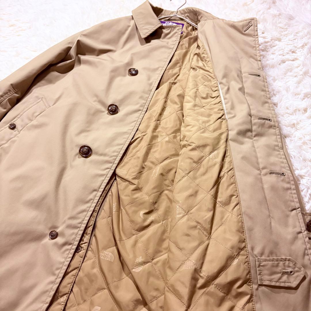 NORTH FACE BEAMS 別注 ステンカラーコート ベージュ L