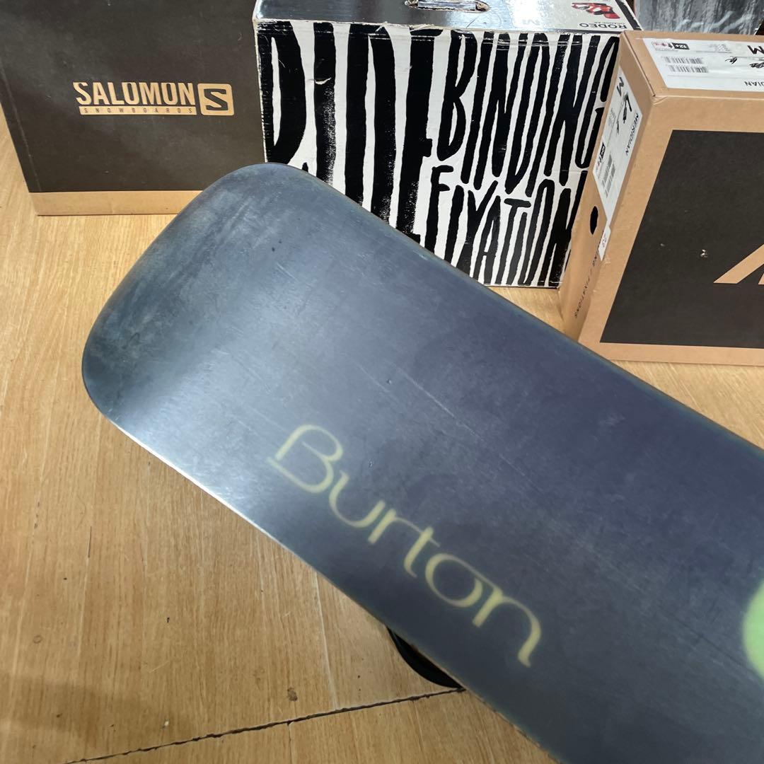 BURTON×ZUMA　未使用バイン付スノーボードセット　テリエモデル　バートン