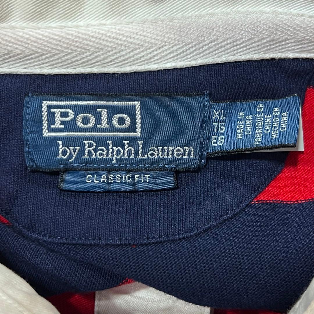 ビッグサイズPolo Ralph Laurenラガーシャツ ストライプmh800