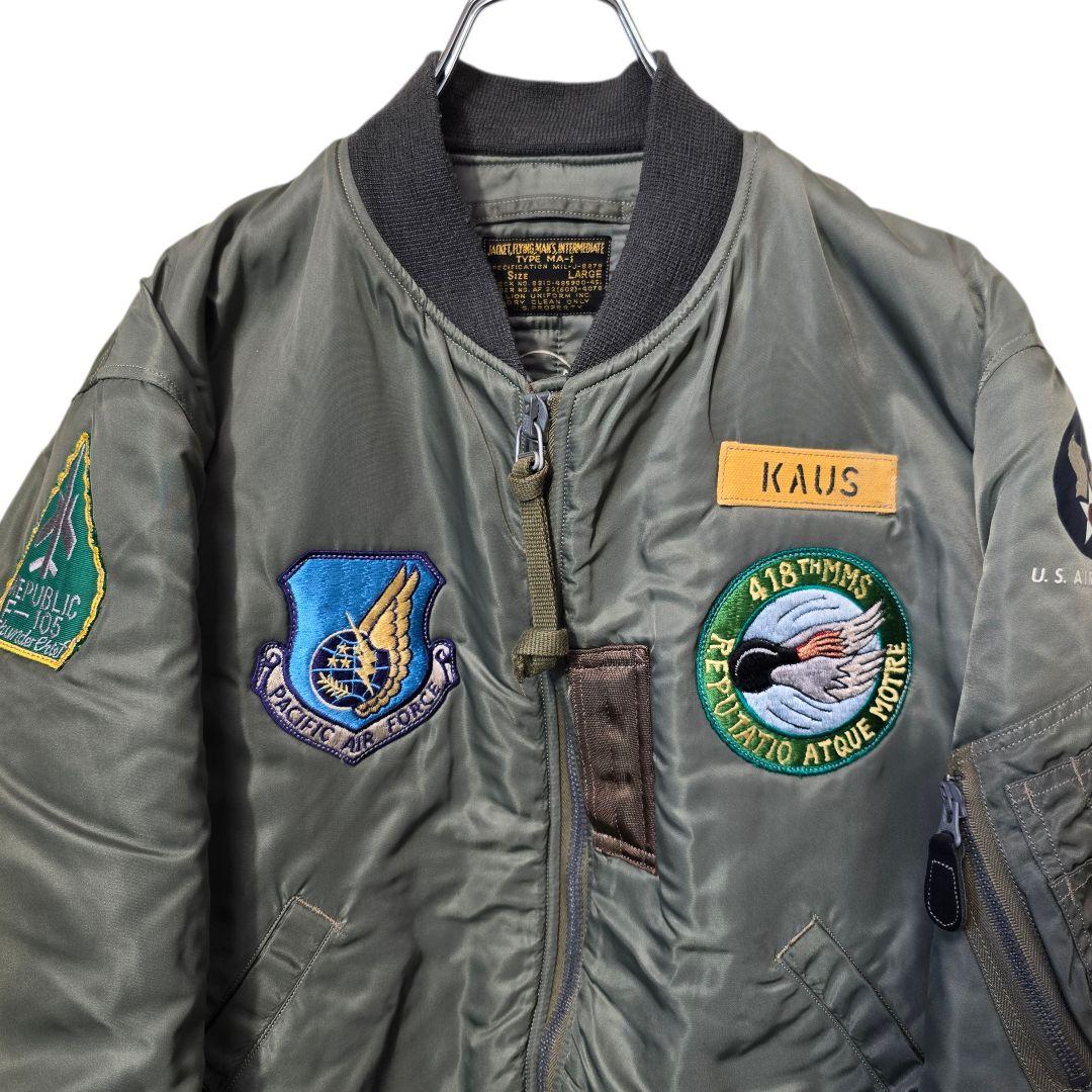 バズリクソンズ カスタム MA-1 クロスリフレクター L