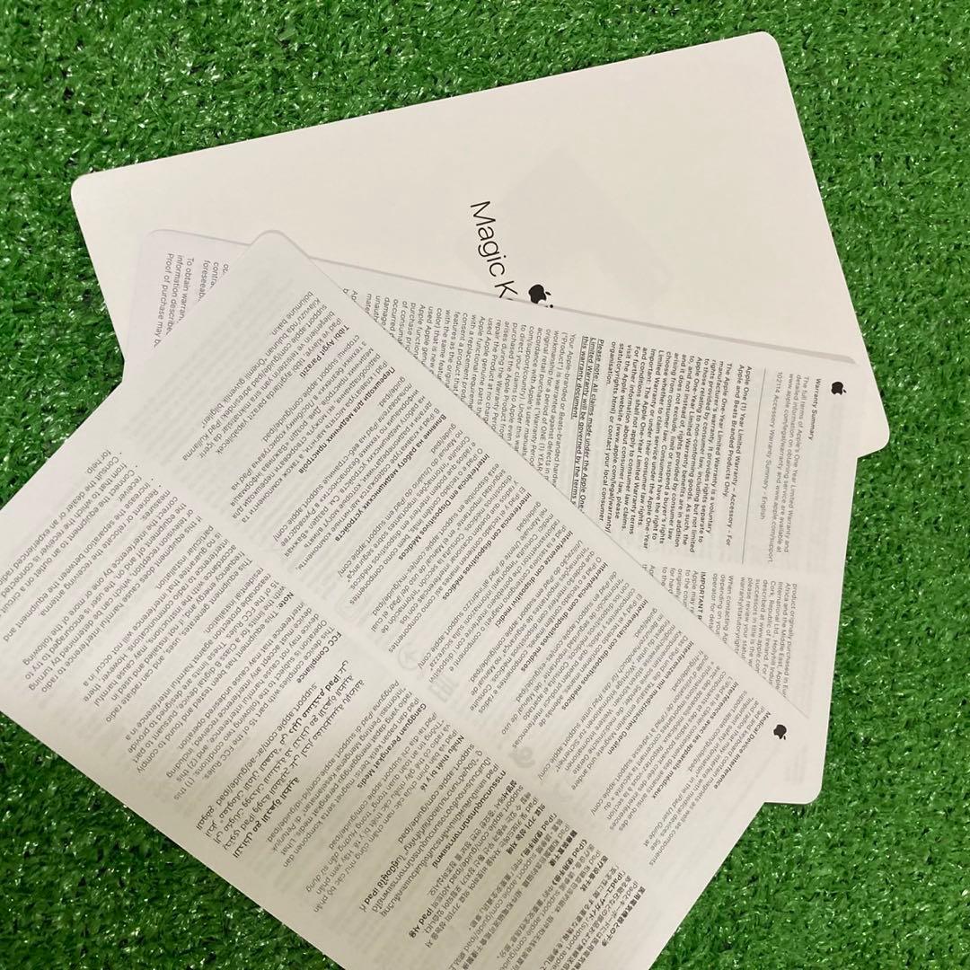 Apple キーボードフォリオ ホワイト MQDP3J/A A2695 正規品