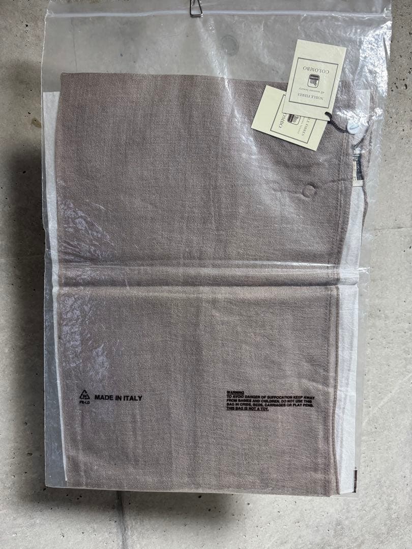 イタリア製Colombo コロンボカシミアシルクストール ベージュマフラー