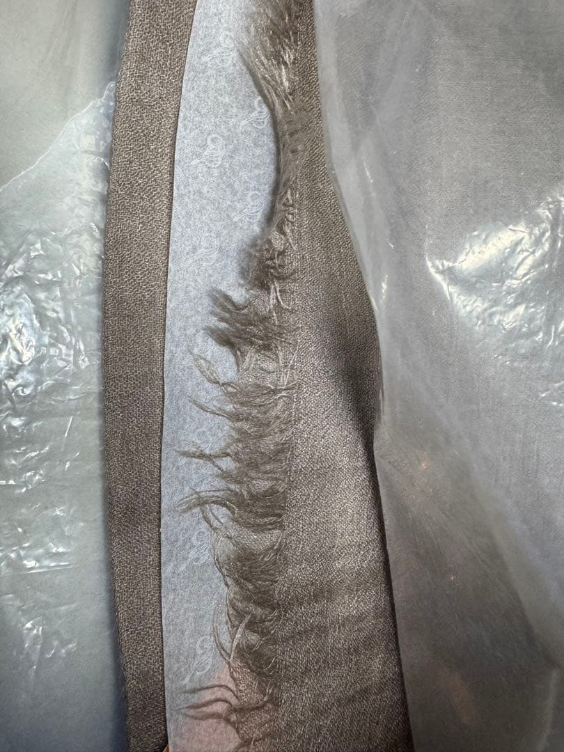 イタリア製Colombo コロンボカシミアシルクストール ベージュマフラー