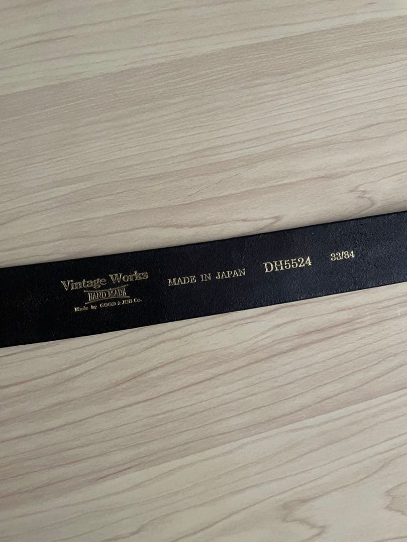 ヴィンテージワークス　ベルト　DH5524 ダークブラウン