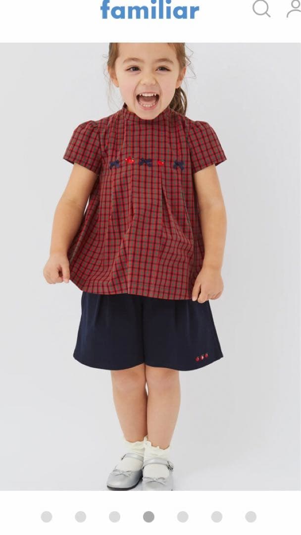 新品タグ付き♪大幅お値下げ 現行品17,600円 可愛いチュニック♡ファミリア