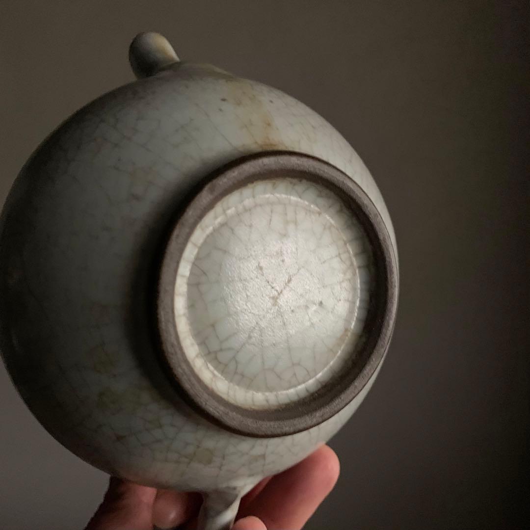 失透釉 後手 急須 古美術 古道具 アンティーク
