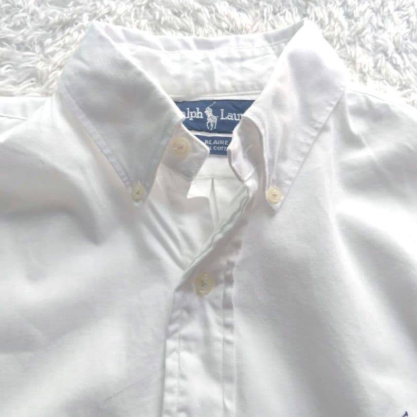 未使用品 ミント ラルフローレン チノシャツ BLAIRE ボタンダウン M