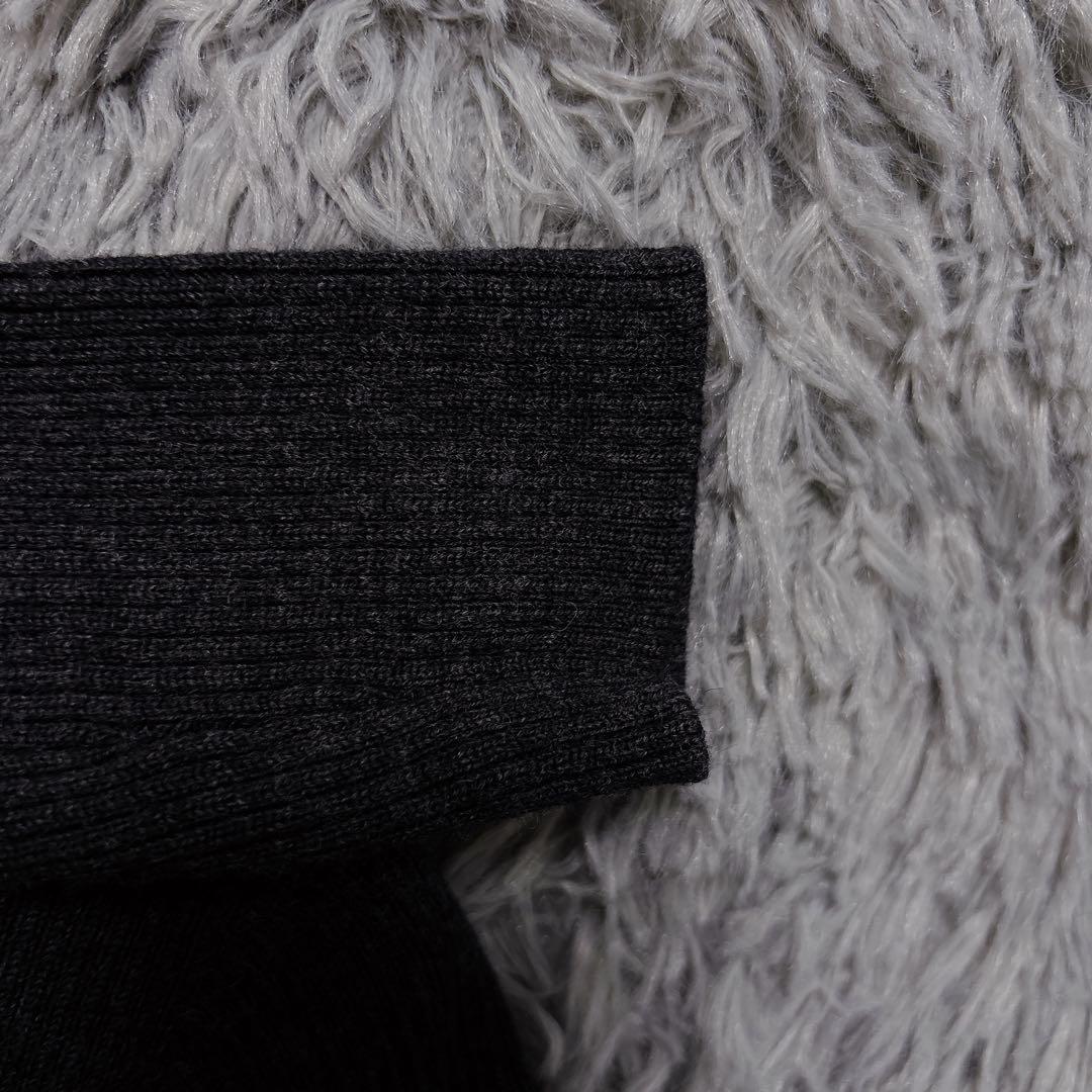 【ja40】RALPH LAURENタートルネックニットワンピースエルボーパッチ