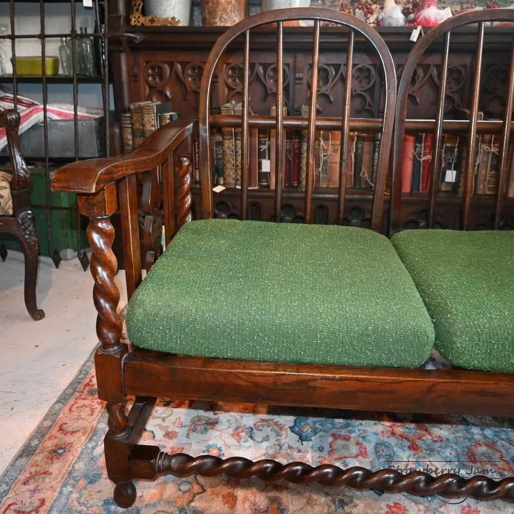 L3710-54 英国アンティーク ソファ ホールベンチ 2人掛け ソファベンチ