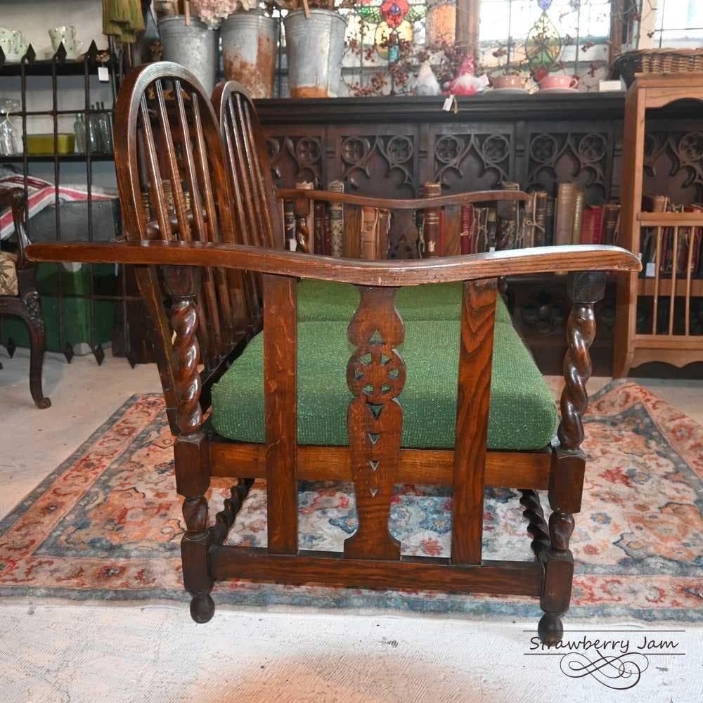 L3710-54 英国アンティーク ソファ ホールベンチ 2人掛け ソファベンチ