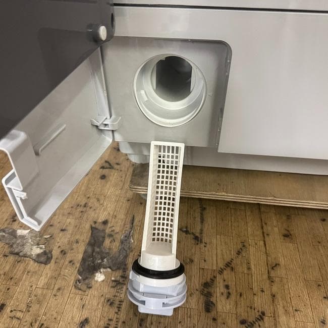 地域限定送料無料　美品 SHARP シャープ ドラム式洗濯乾燥機 ES-W111