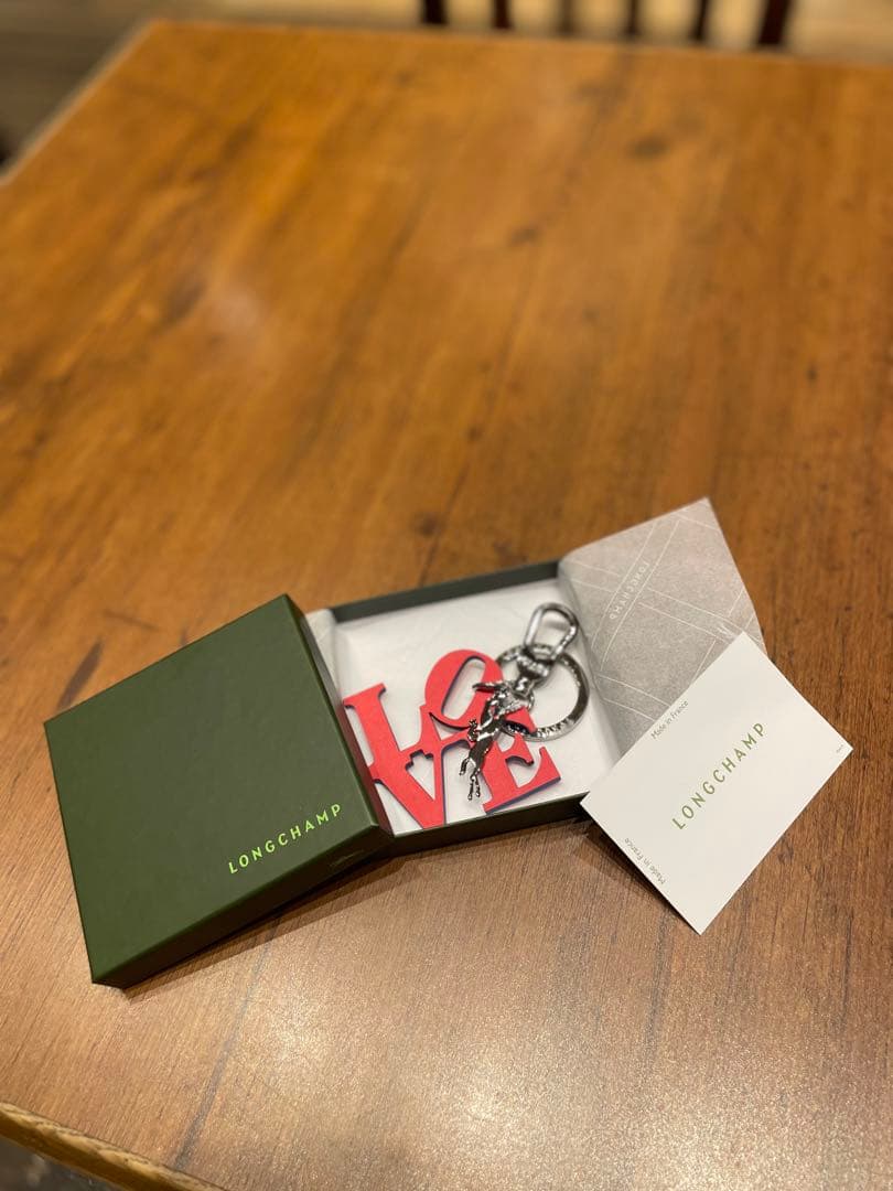 【新品未使用】LONGCHAMP ロンシャン LOVE キーリング