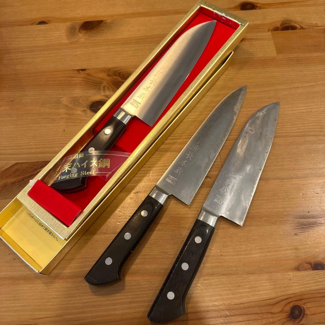 清長木屋 久正木屋　包丁 粉末ハイス鋼 木屋 まとめ売り