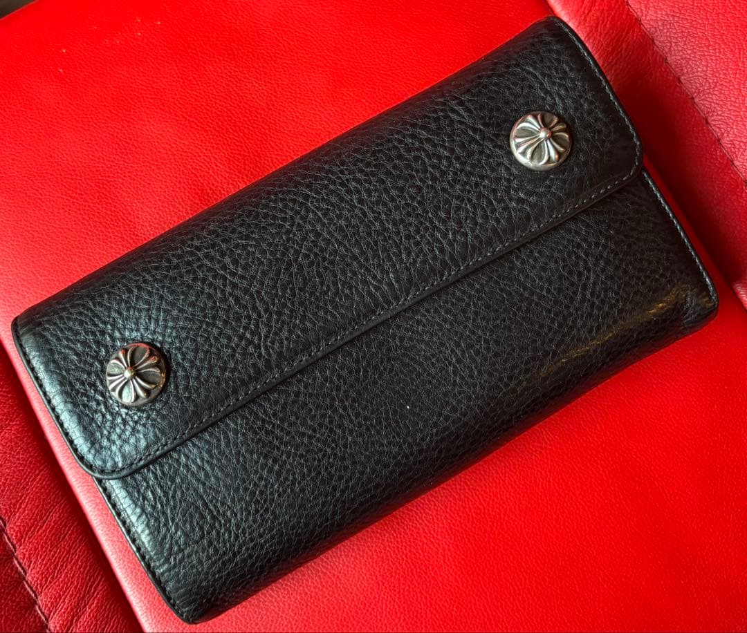 Jun 【インボイス原本】クロムハーツ wave wallet ウェーブ