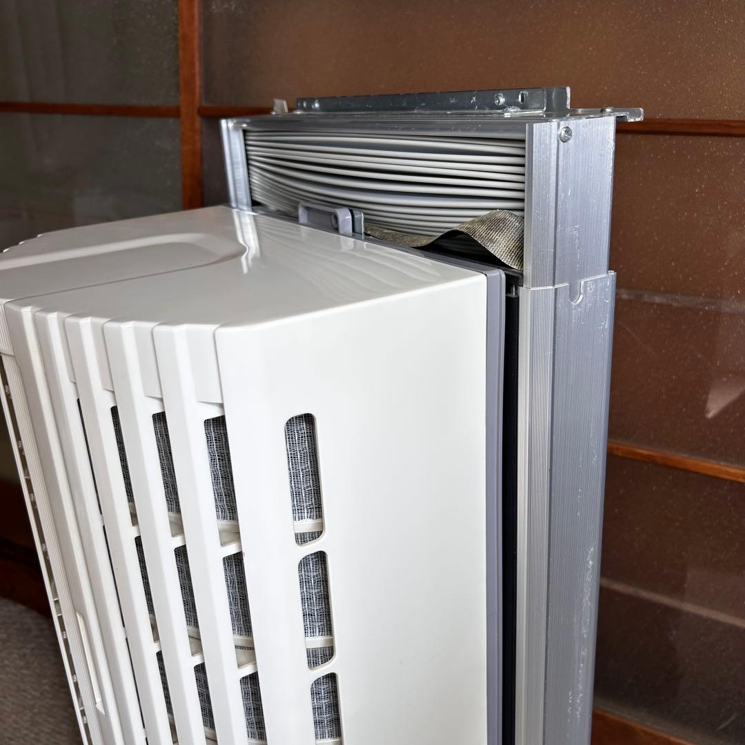 動作確認済！トヨトミ 窓用ルームエアコン 冷房専用リモコン・枠有