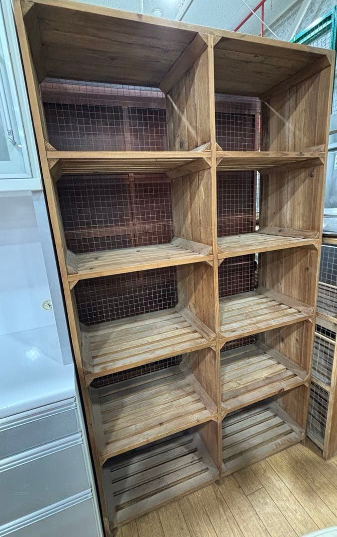 PM02：51　T39 木製オープンシェルフ ノットアンティークス