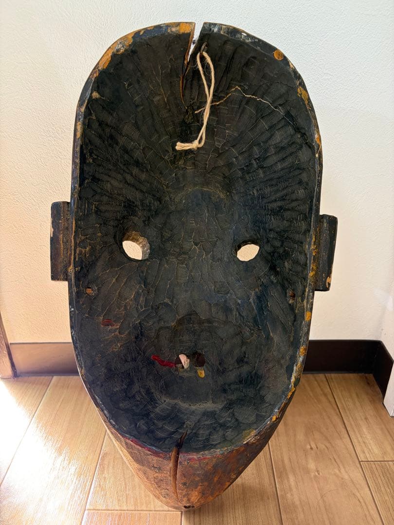 ネパール　仮面　神面　アンティーク