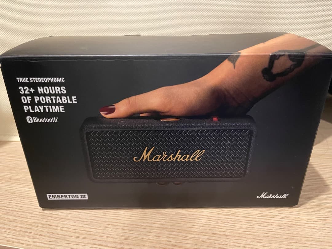 Marshall Emberton III Black&Brassスピーカー