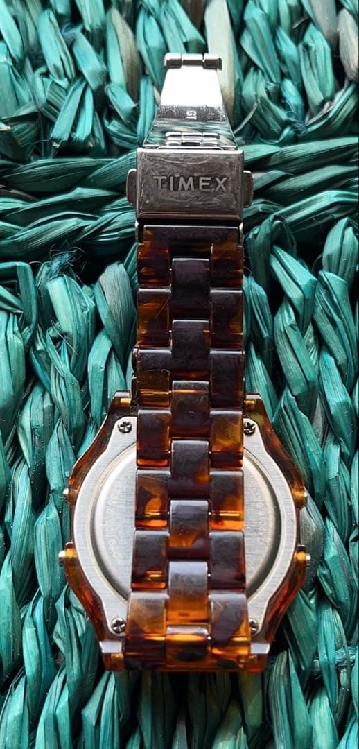 タイメックス　ビームス　べっ甲腕時計