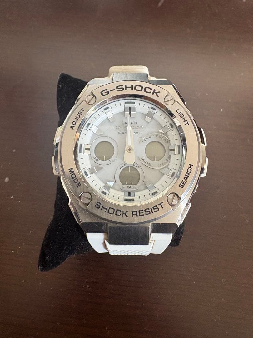 G-SHOCK アナログ腕時計 ホワイト/シルバー