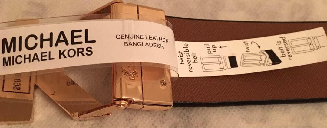 マイケルコースリバーシブルベルト2点　新品
