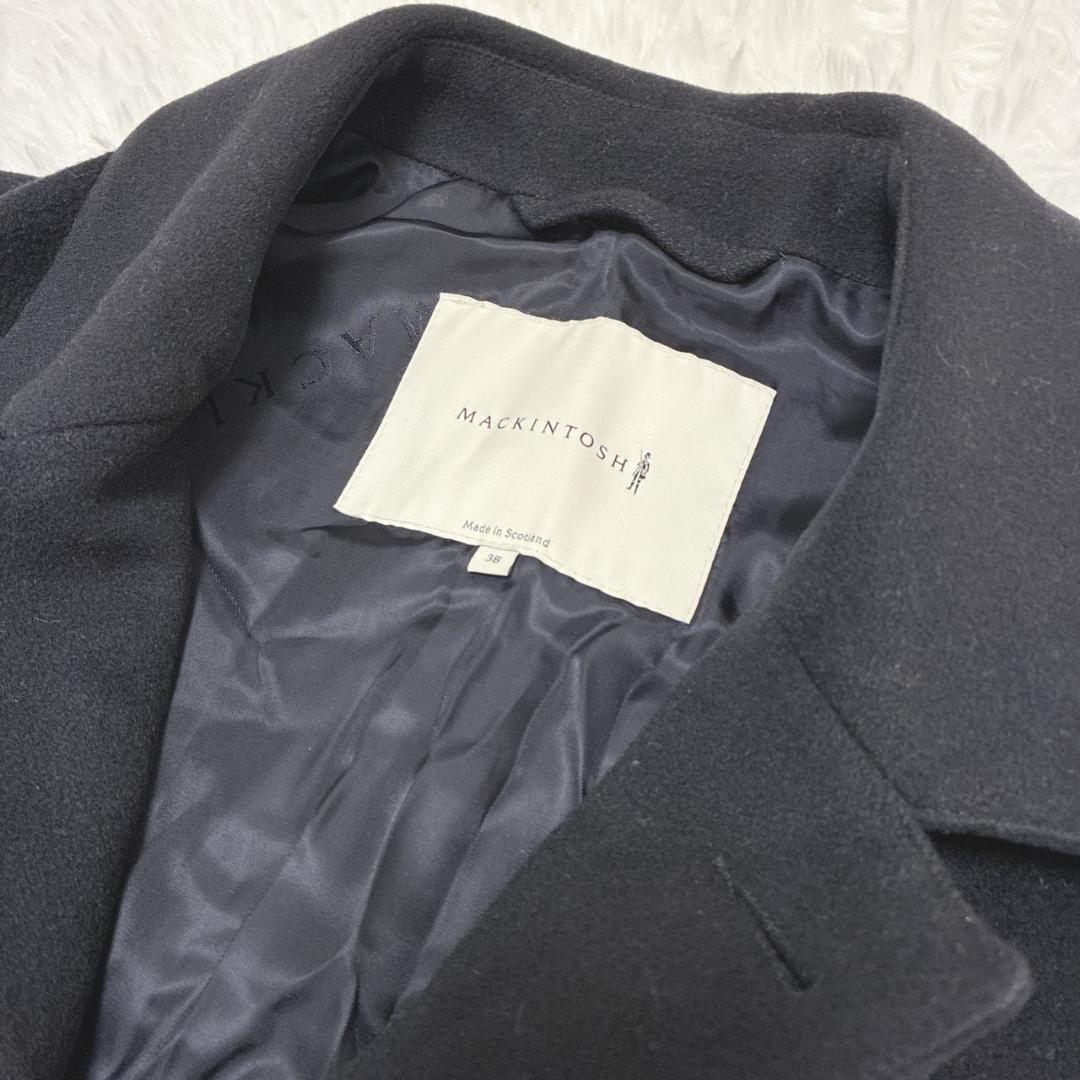 美品 現行タグ マッキントッシュ ウール ステンカラーコート スコットランド製