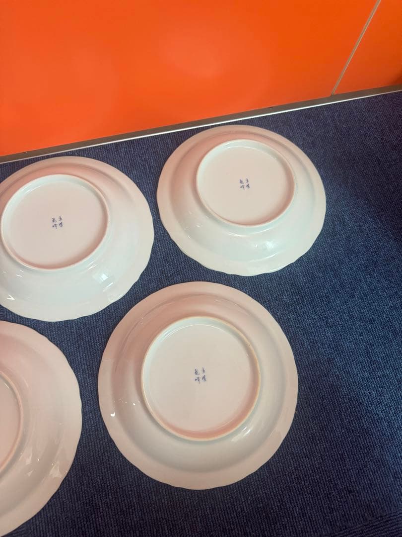 1946 有田焼　龍峰　皿　5客　未使用