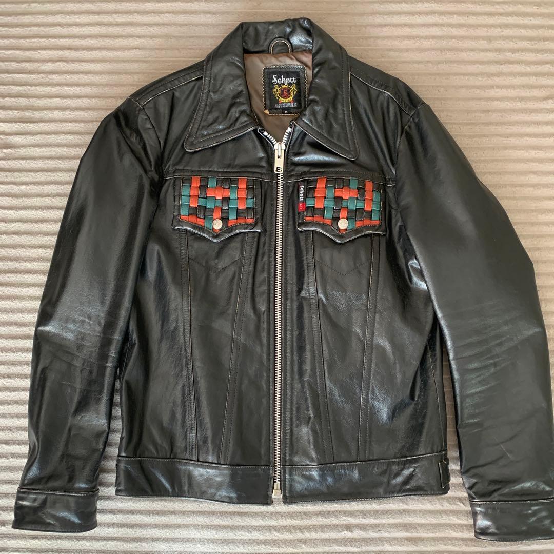 Schott（ショット）シングル ライダース レザー ジャケット