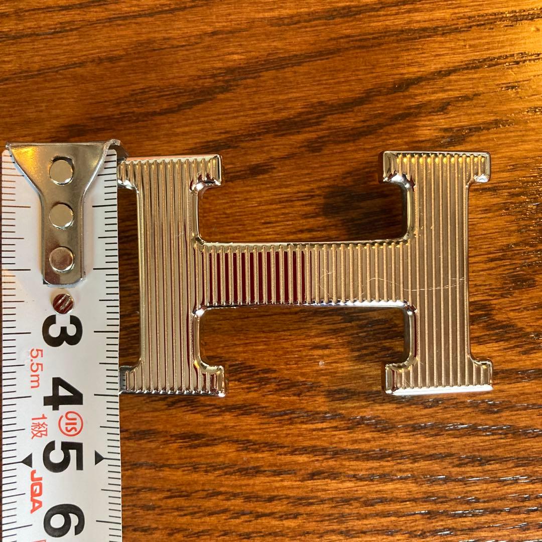 ★美品★ HERMÈS エルメス　Hストリエ　レザーベルト リバーシブル