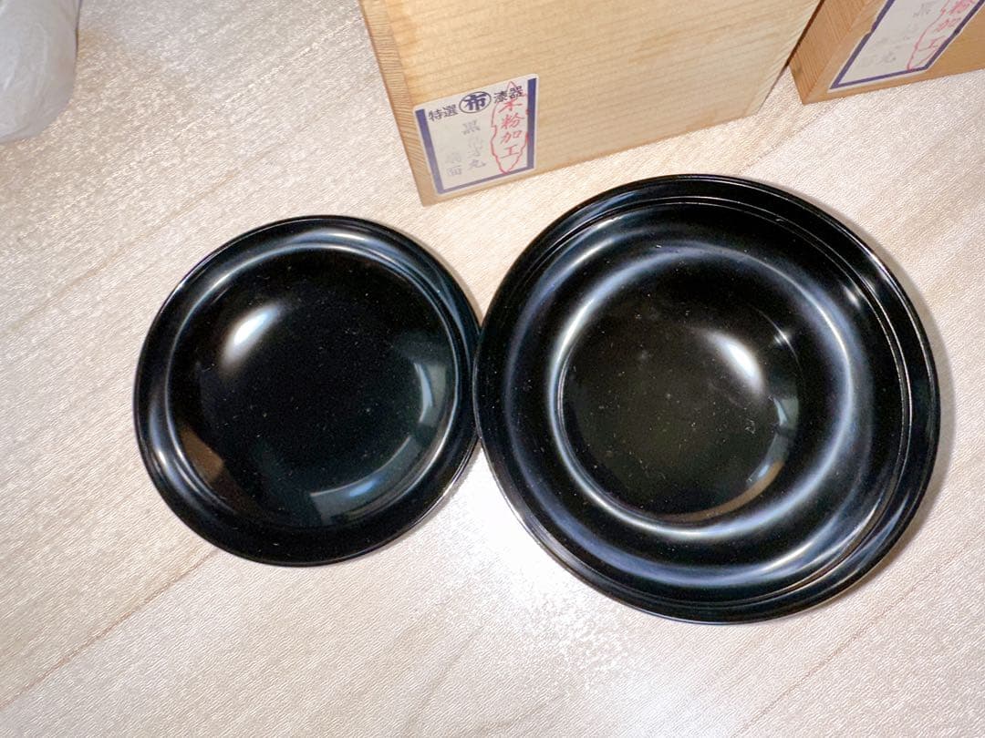 会津塗り お吸物椀 五客セット 2点