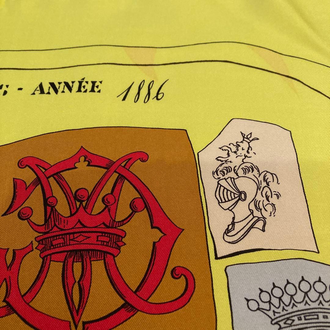 エルメスカレ90【図面と記号】レア色　一度使用後ロイヤルクリーニング済み