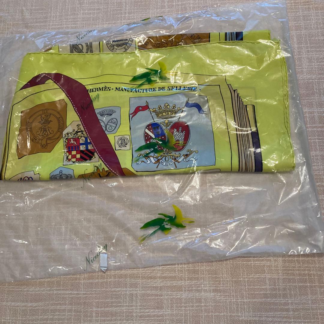エルメスカレ90【図面と記号】レア色　一度使用後ロイヤルクリーニング済み