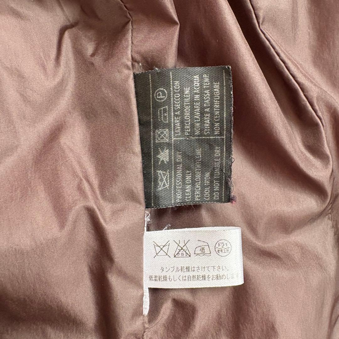 Salvatore Ferragamo ブラウンダウンジャケット 40