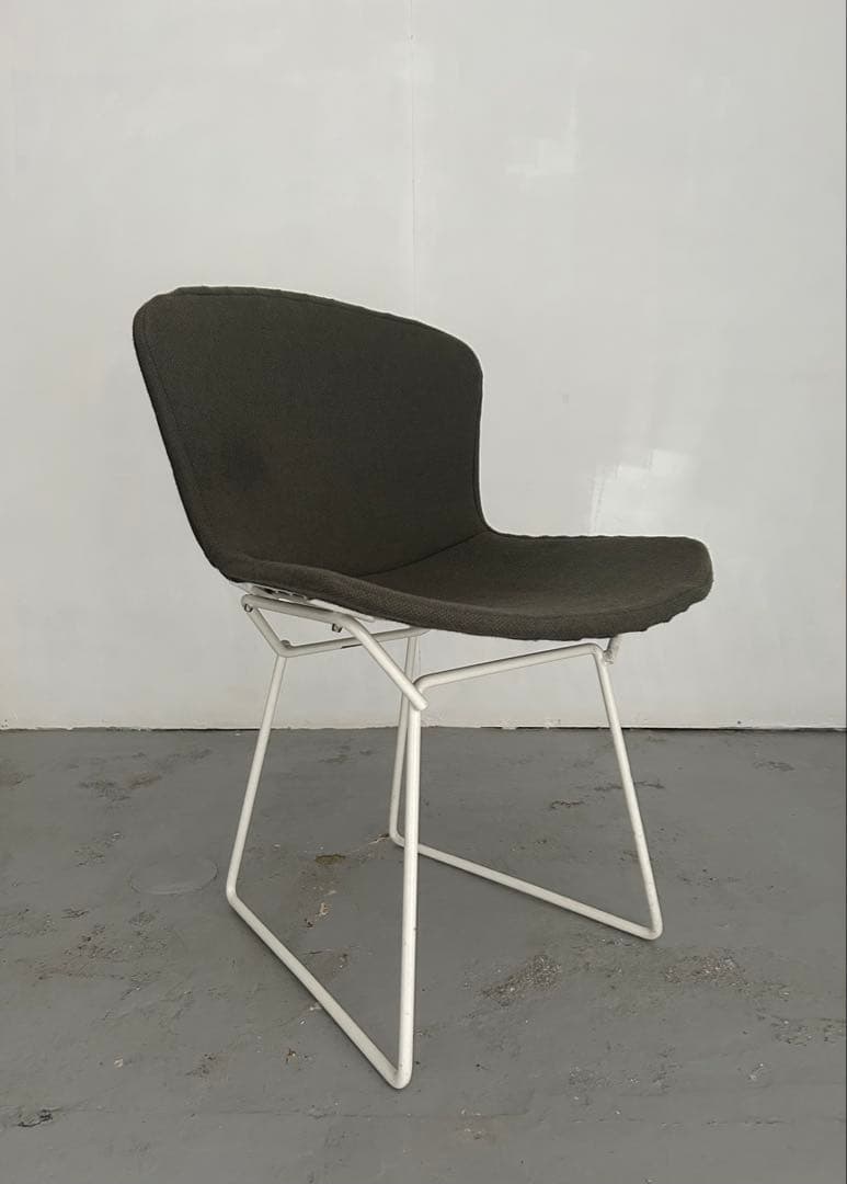 週末限定！ハリーベルトイア　ワイヤーチェア　knoll フルカバー　グレー