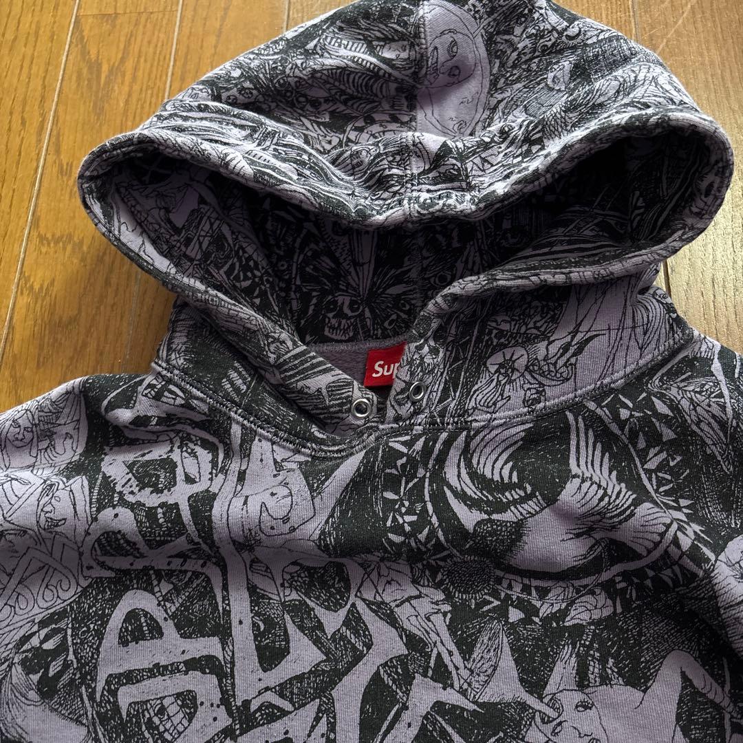 Supreme Liberty hoodie サイズM パープル