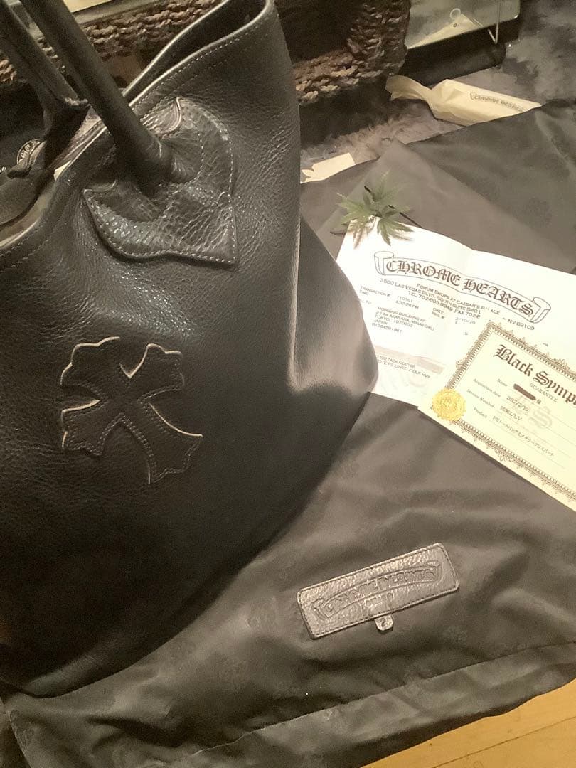 ＊海外並行輸入正規品 クロムハーツ　FS トートバック セメタリークロスパッチ＊