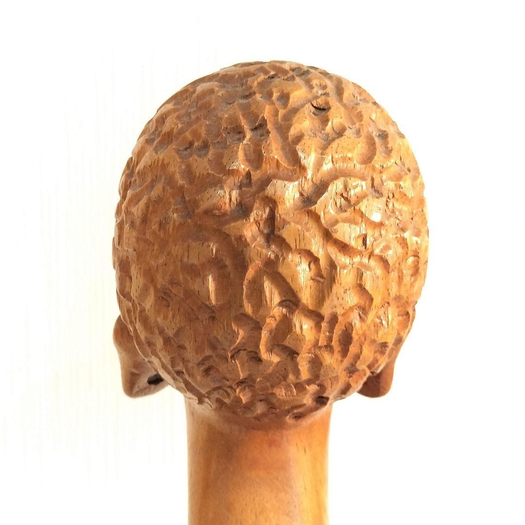 アフリカ プリミティブアート 首長族 木彫りのオブジェ