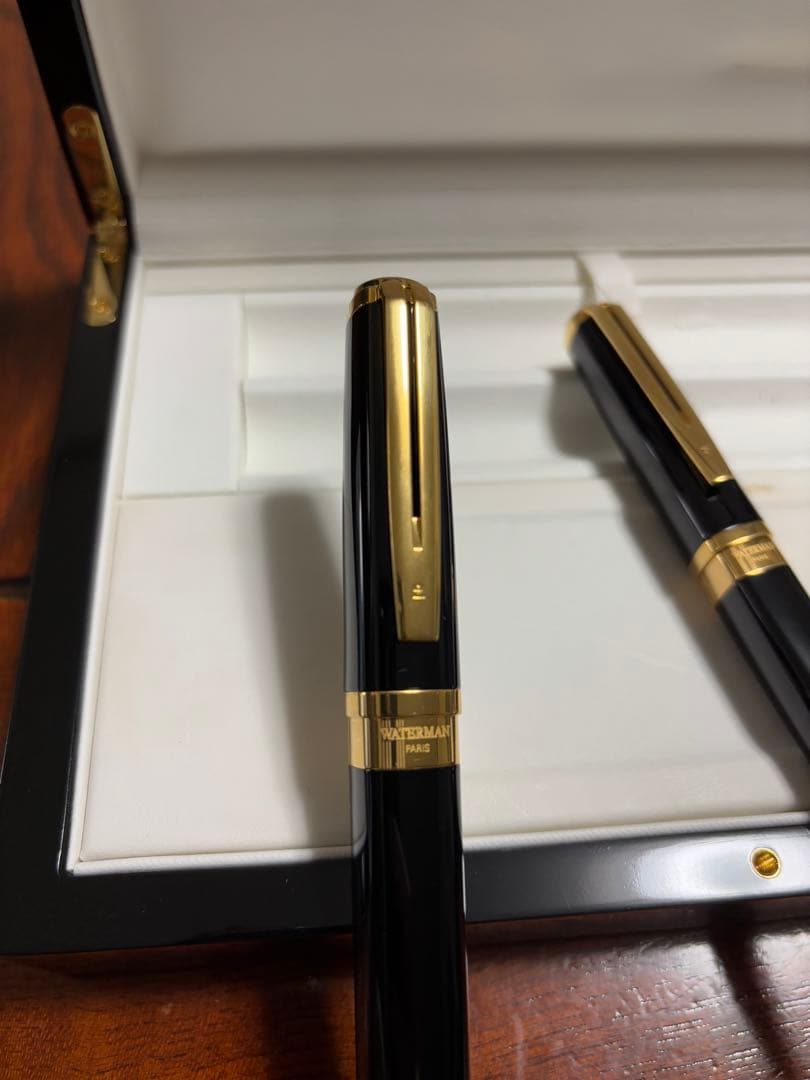 WATERMAN 万年筆 ボールペン セット エクセプションスリム k18 美品