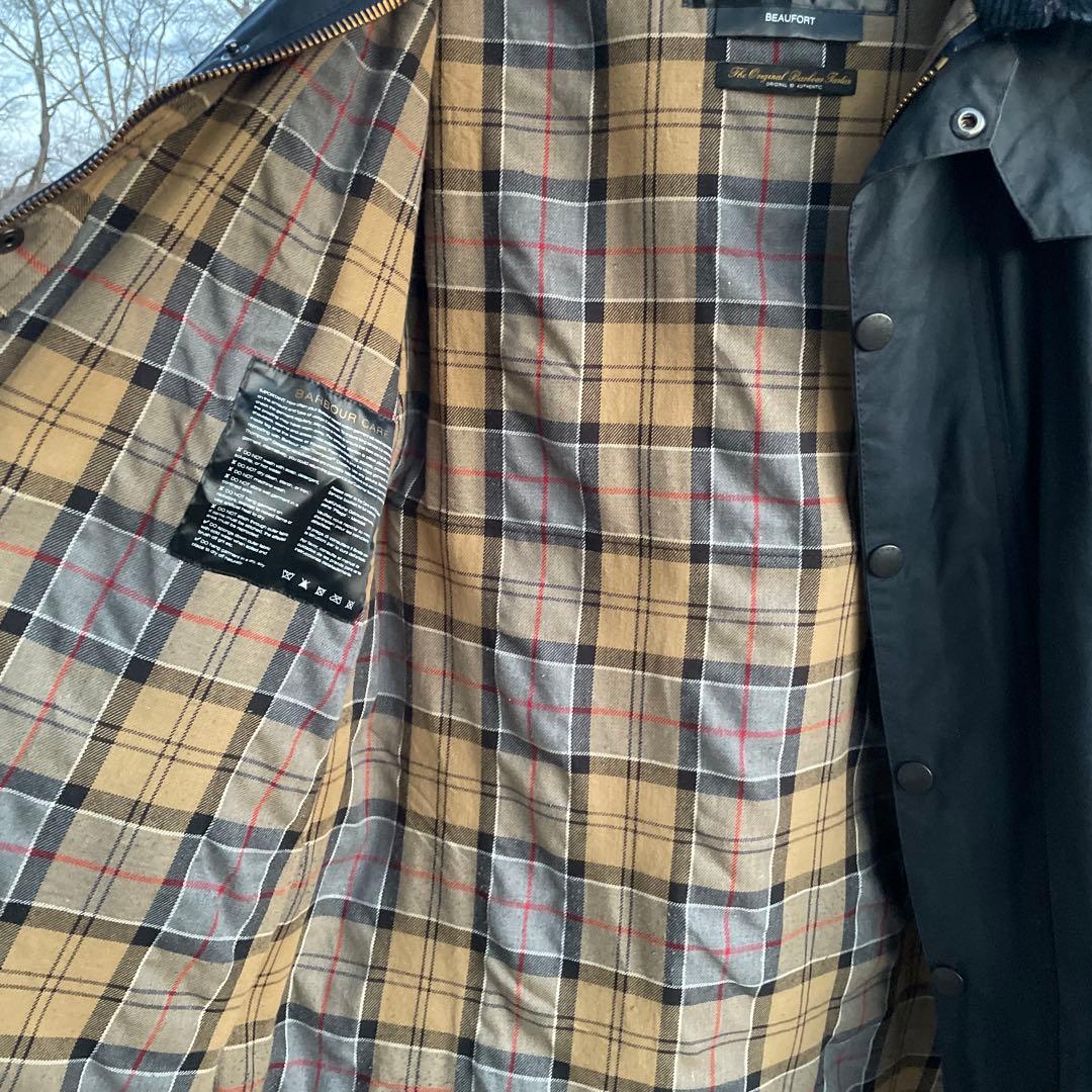 ⭐︎美品⭐︎ Barbour BEAUFORT 42 ネイビー　00年代　フード新品