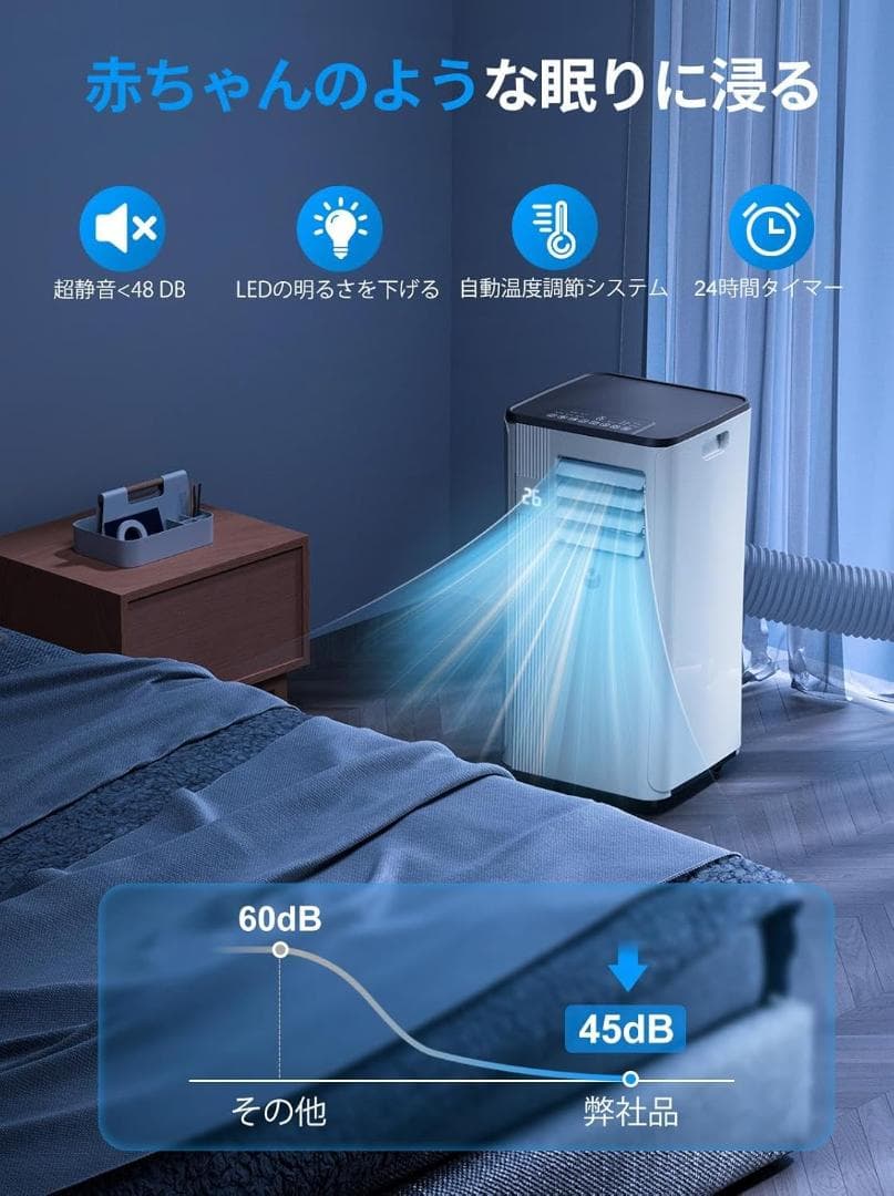 【新品未使用】スポットクーラー　移動式エアコン　2.7kw