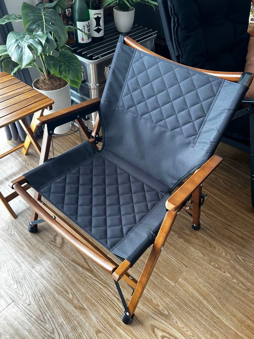 クイックキャンプ　ウッドローチェア