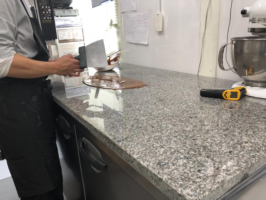 イタリア産 高級天然石 ルナパール 業務用のし台◆600×400×20◆　特価