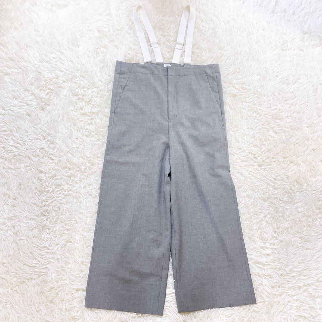 美品✨イエナラブークル ウールサージオーバーパンツ サロペット　2023AW