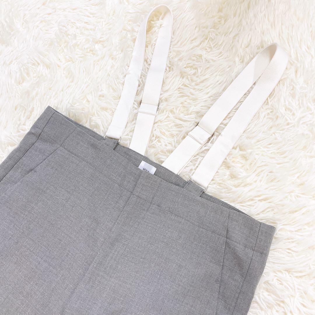 美品✨イエナラブークル ウールサージオーバーパンツ サロペット　2023AW