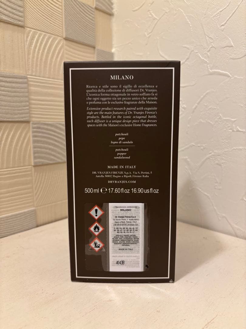 DR. VRANJES MILANO フレグランス 500ml